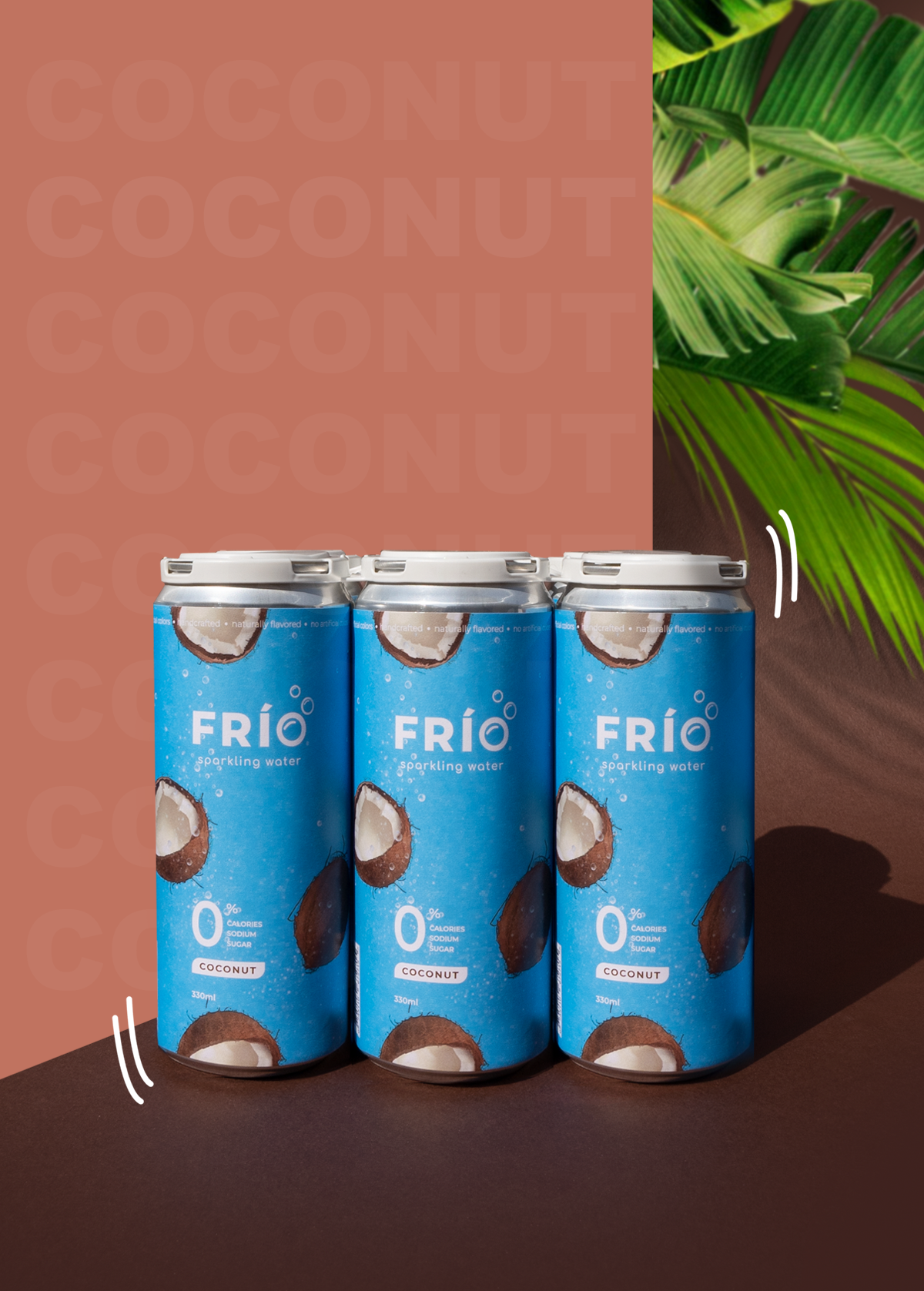 Frío Sparkling Water Coconut.