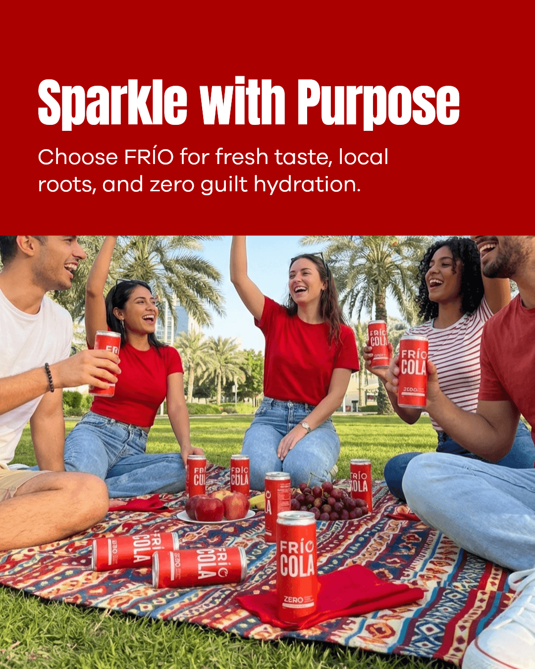 Bold, Bubbly, Dubai: Meet FRIO Zero Cola — Zero Sugar, All Chill
