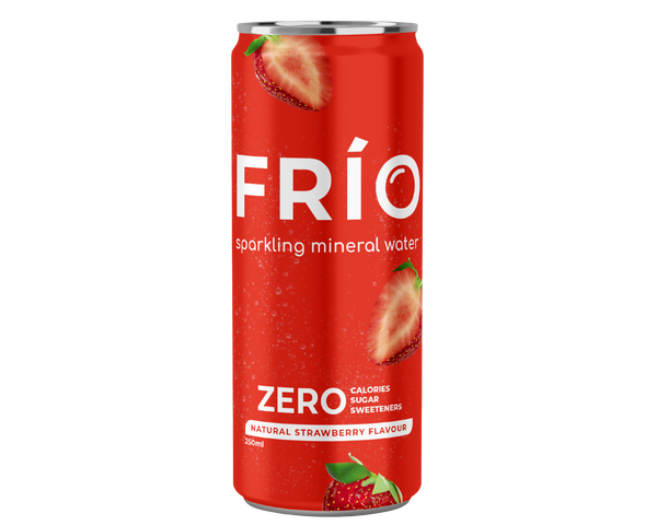 FRÍO Natural Strawberry Sparkling Water- 250ml