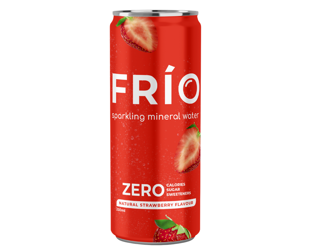 FRÍO Natural Strawberry Sparkling Water- 250ml
