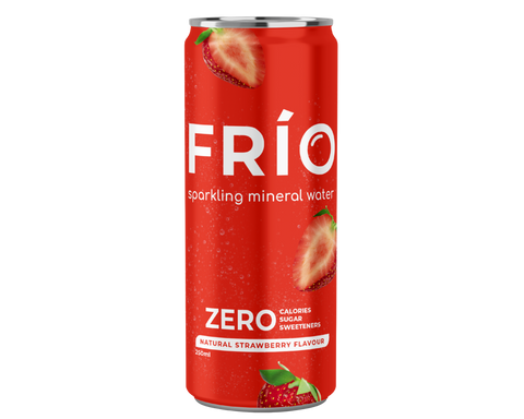 FRÍO Natural Strawberry Sparkling Water- 250ml