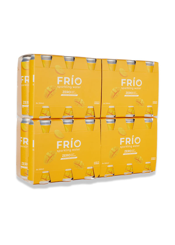 FRÍO Natural Mango Sparkling Water- 6 Pack x 330 ml