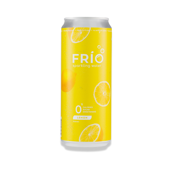 FRÍO Lemon Sparkling Water - 6 Pack x 330 ml