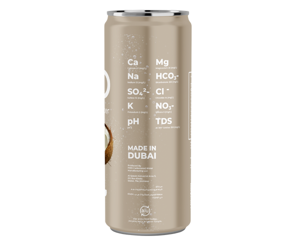 FRÍO Natural Coconut Sparkling Water - 6 Pack x 330 ml