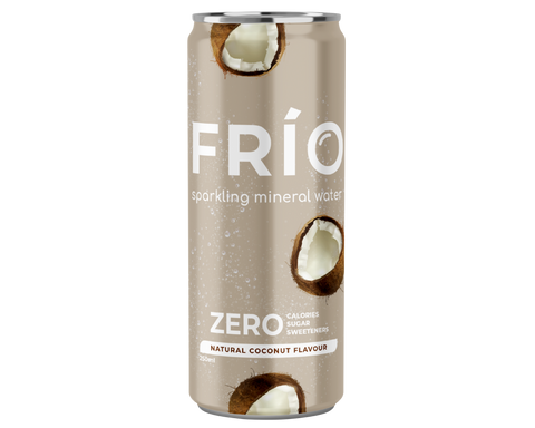 FRÍO Natural Coconut Sparkling Water - 6 Pack x 330 ml
