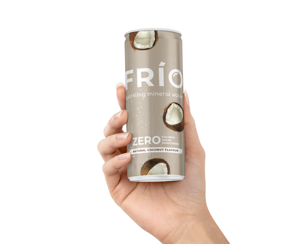 FRÍO Natural Coconut Sparkling Water - 6 Pack x 330 ml