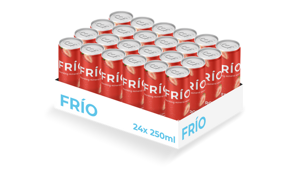 FRÍO Natural Strawberry Sparkling Water- 250ml