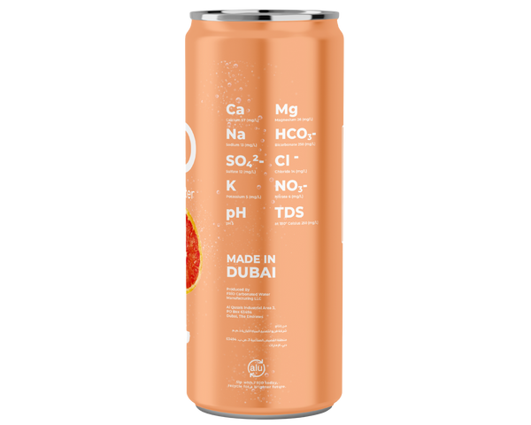 FRÍO Natural Grapefruit Sparkling Water - 250 ml