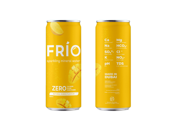 FRÍO Natural Mango Sparkling Water- 250 ml