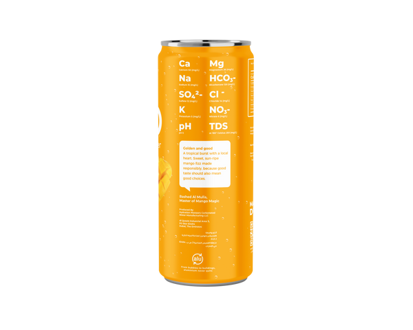 FRÍO Natural Mango Sparkling Mineral Water