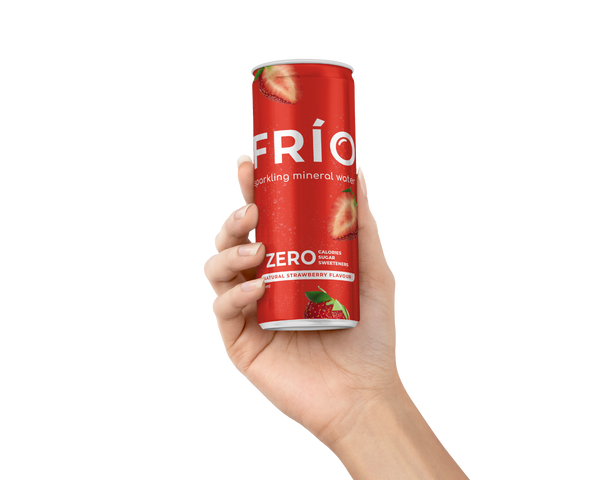 FRÍO Natural Strawberry Sparkling Water- 250ml
