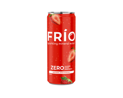 FRÍO Natural Strawberry Sparkling Mineral Water