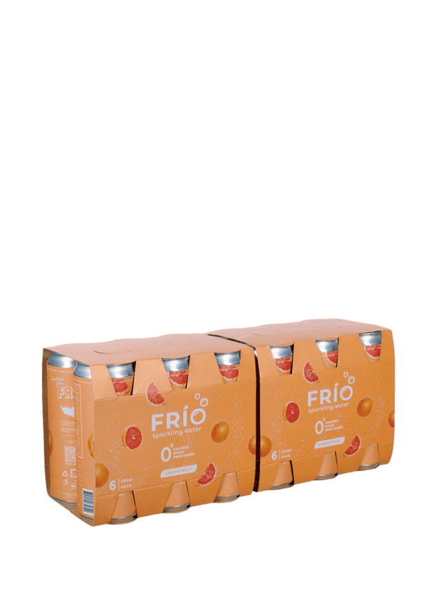 FRÍO Grapefruit Sparkling Water - 6 Pack x 330 ml